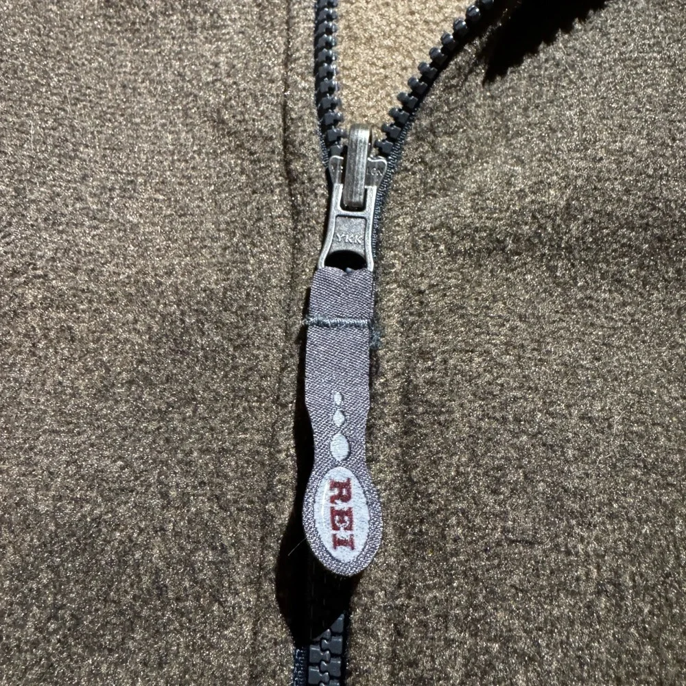 REI Dark Brown Fleece Jacket